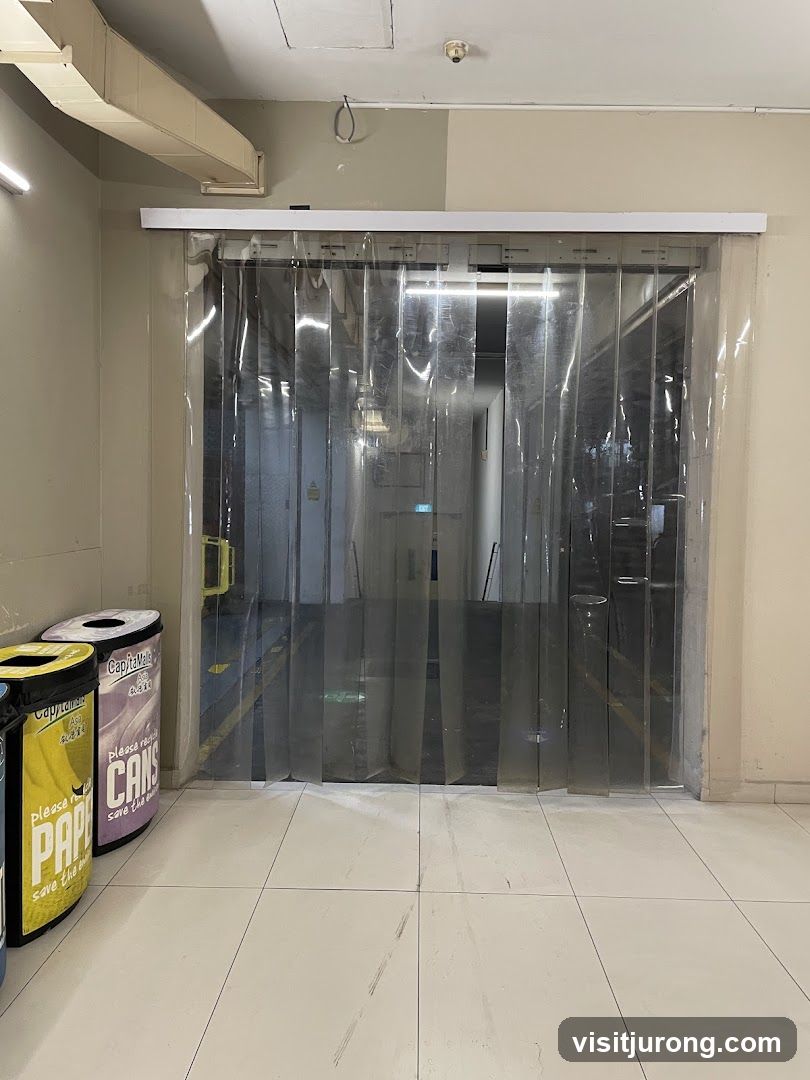 Plastic Strip Curtain Entrance