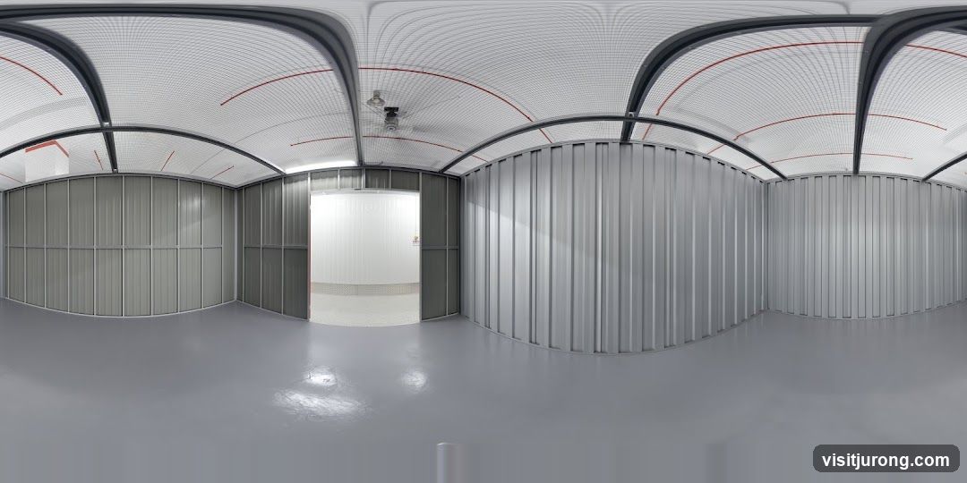 Interior of a storage unit