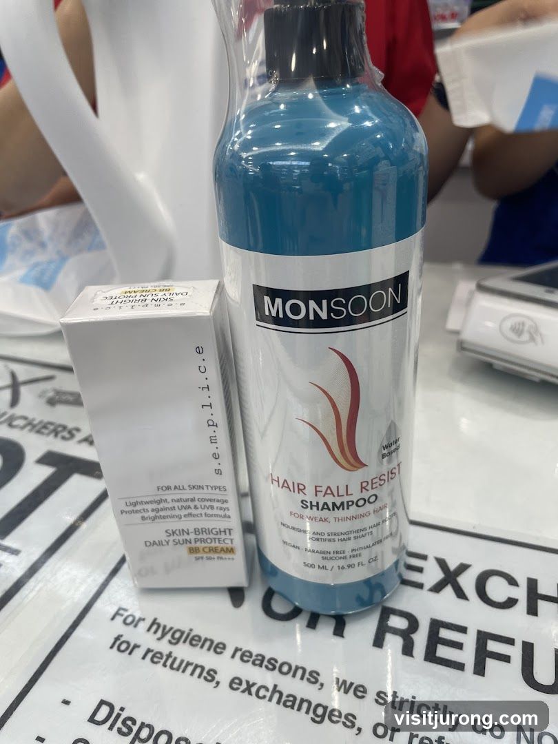 Monsoon Hair Fall Resist Shampoo and Skin-Bright BB Cream