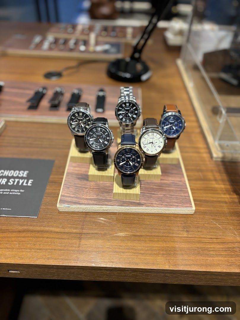 Fossil Watches Display