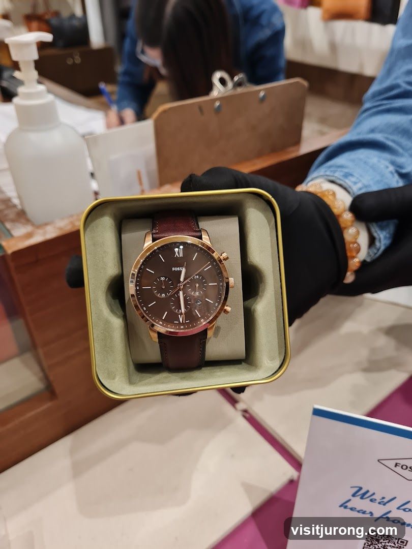 Fossil Watch Display