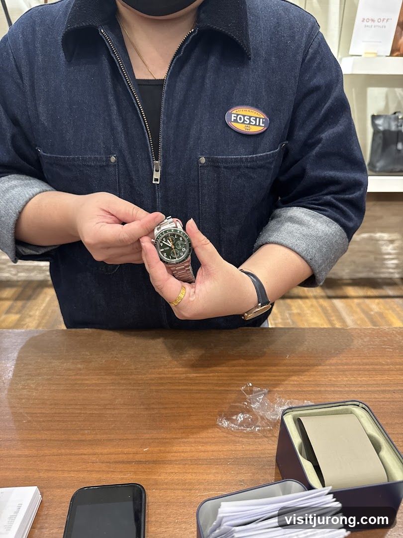 Fossil Watch Display