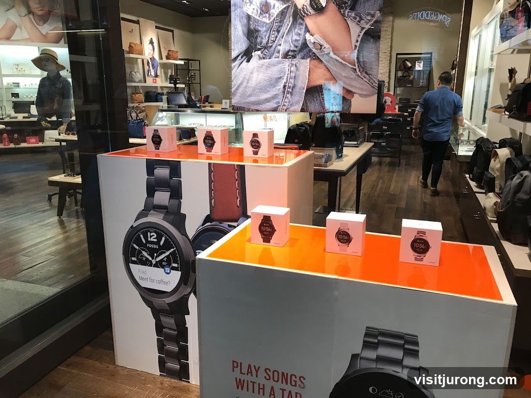 Fossil Store Display