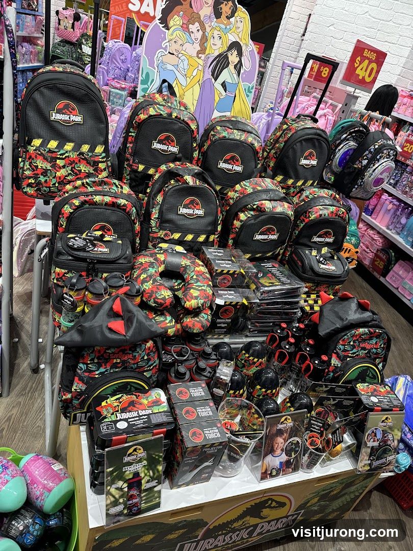 Jurassic Park Merchandise Display