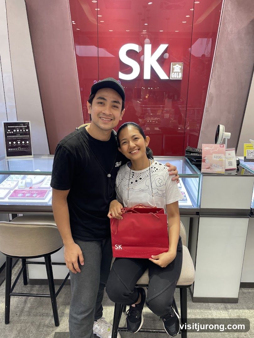 Couple Posing in a Jewelry Store