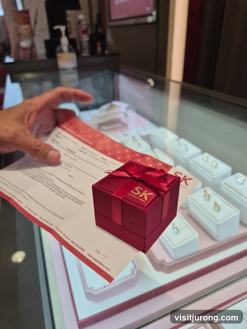 Jewellery Box and Receipt