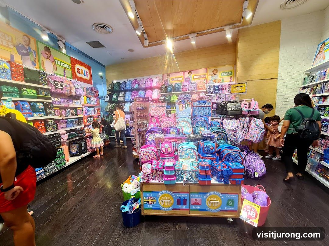 Backpack Store Interior