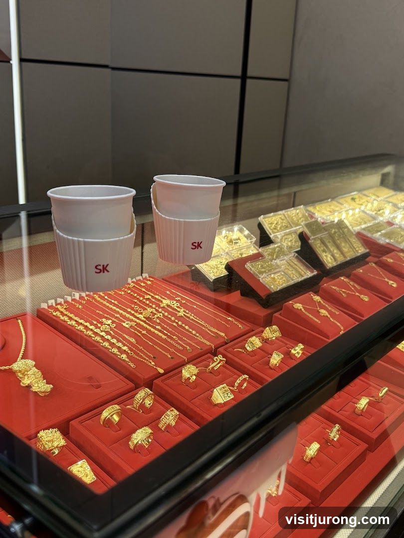 Gold Jewelry Display