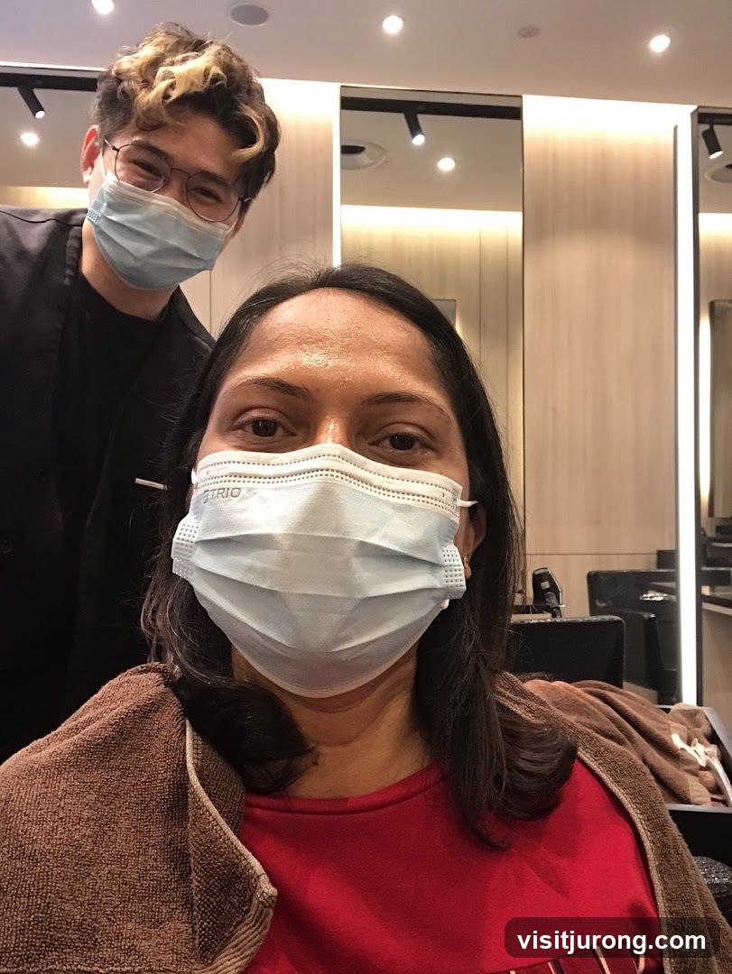 Hairdresser and Client