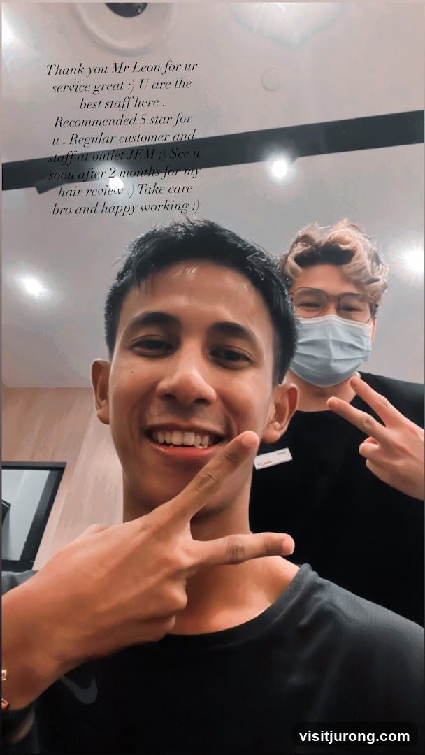 Two men posing for a selfie