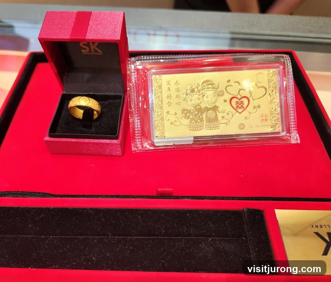 Gold ring and gold bar