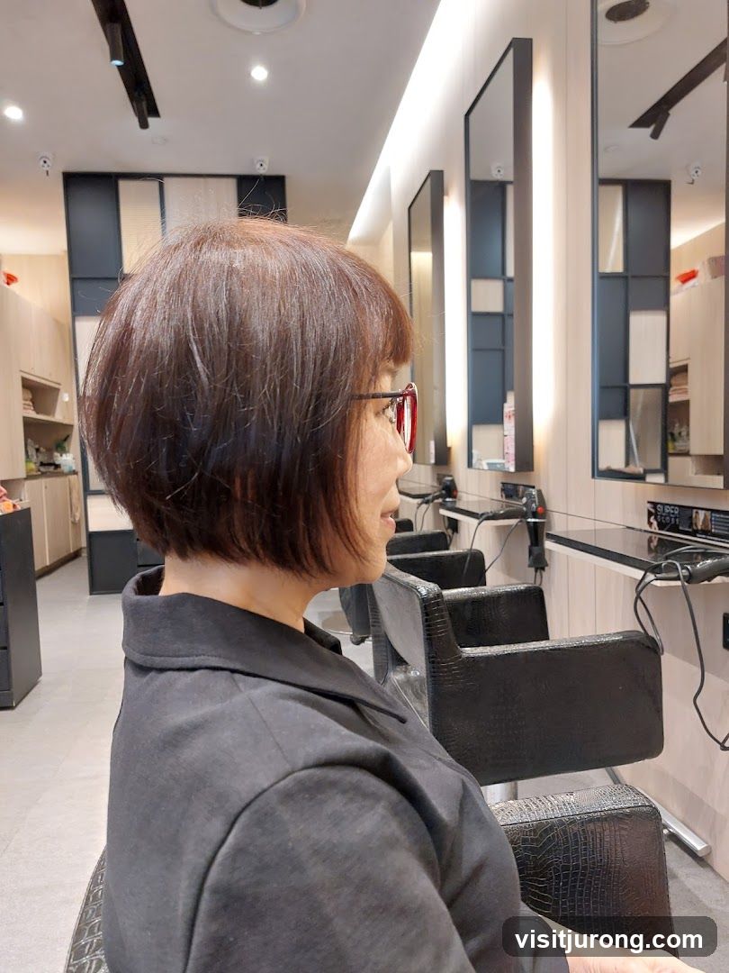Woman in a Hair Salon
