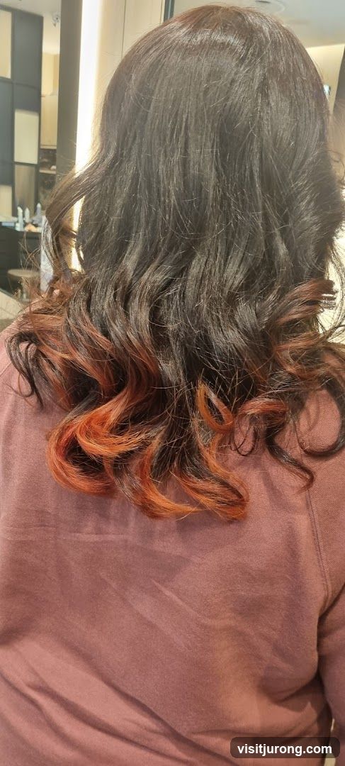 Woman's Hair with Ombre Coloring