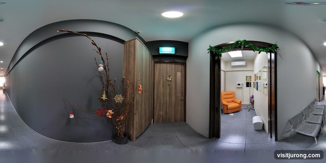 Hallway with Christmas Decorations