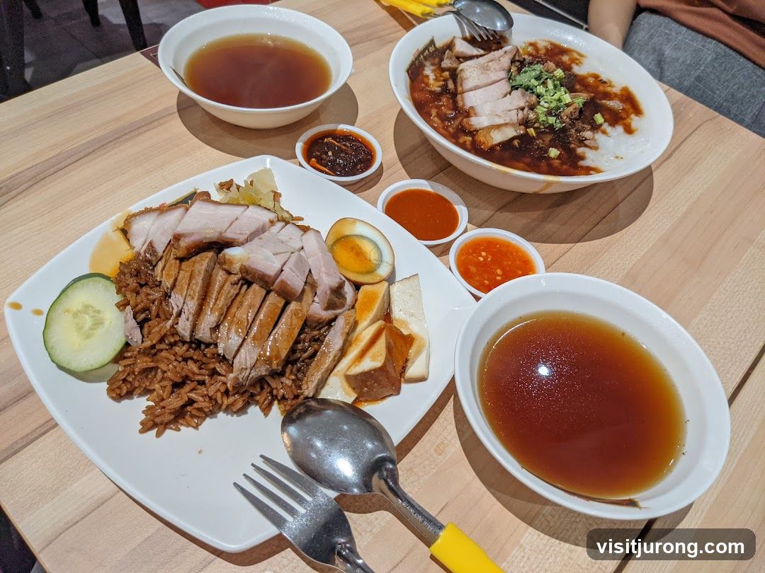 Roast Meat Rice and Porridge