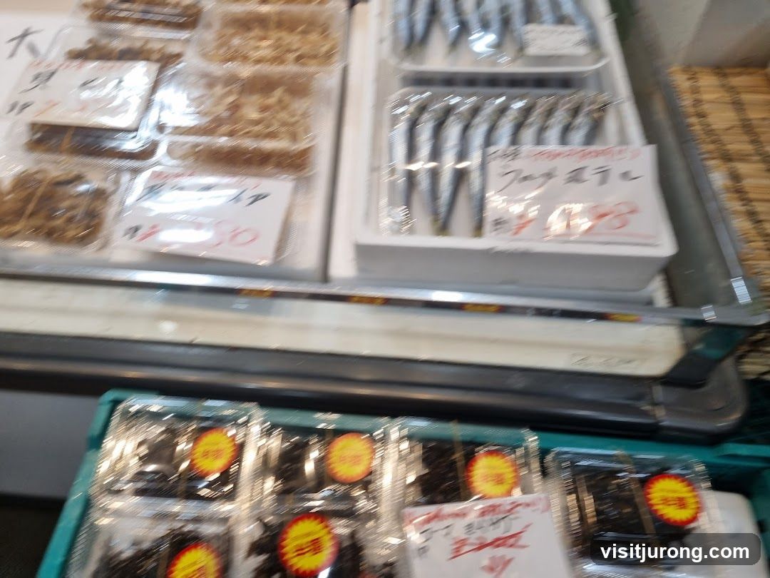 Fish and Dried Goods Display