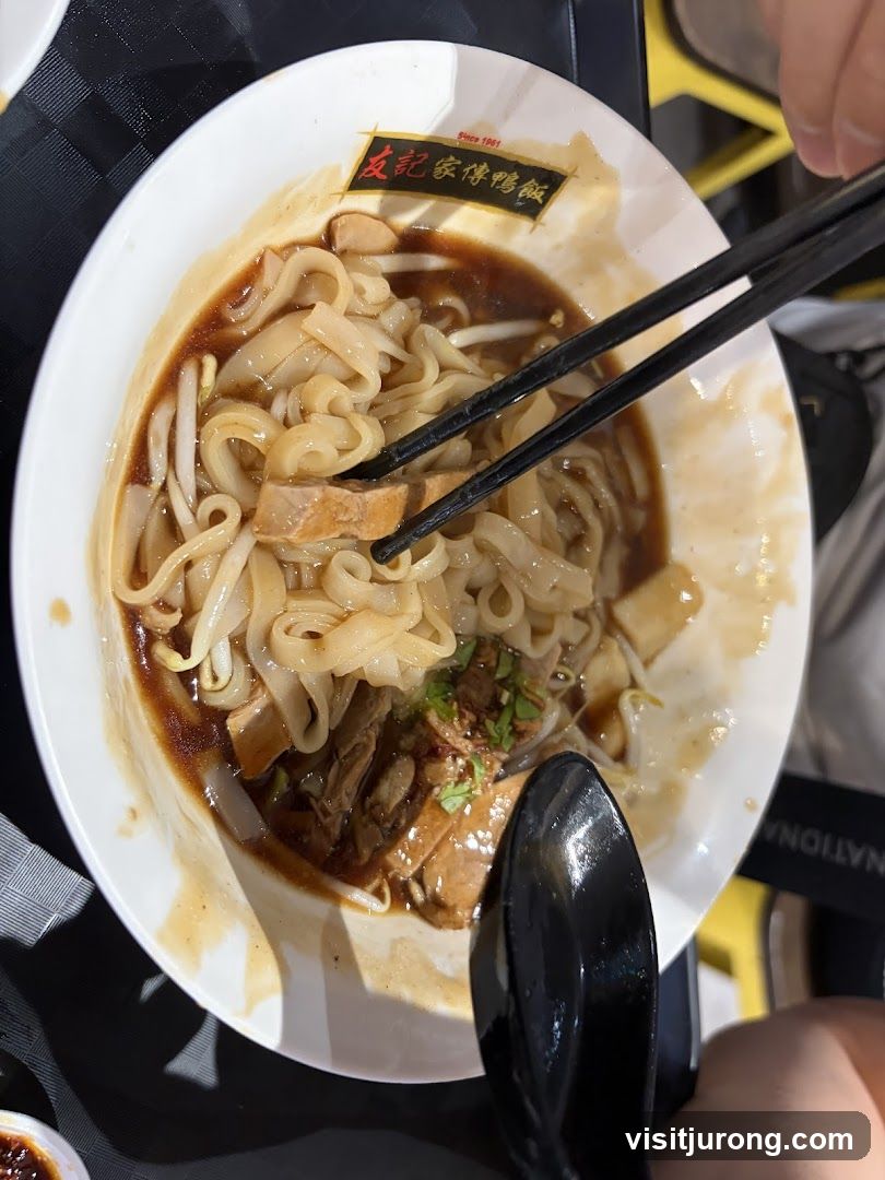 Noodles with Duck