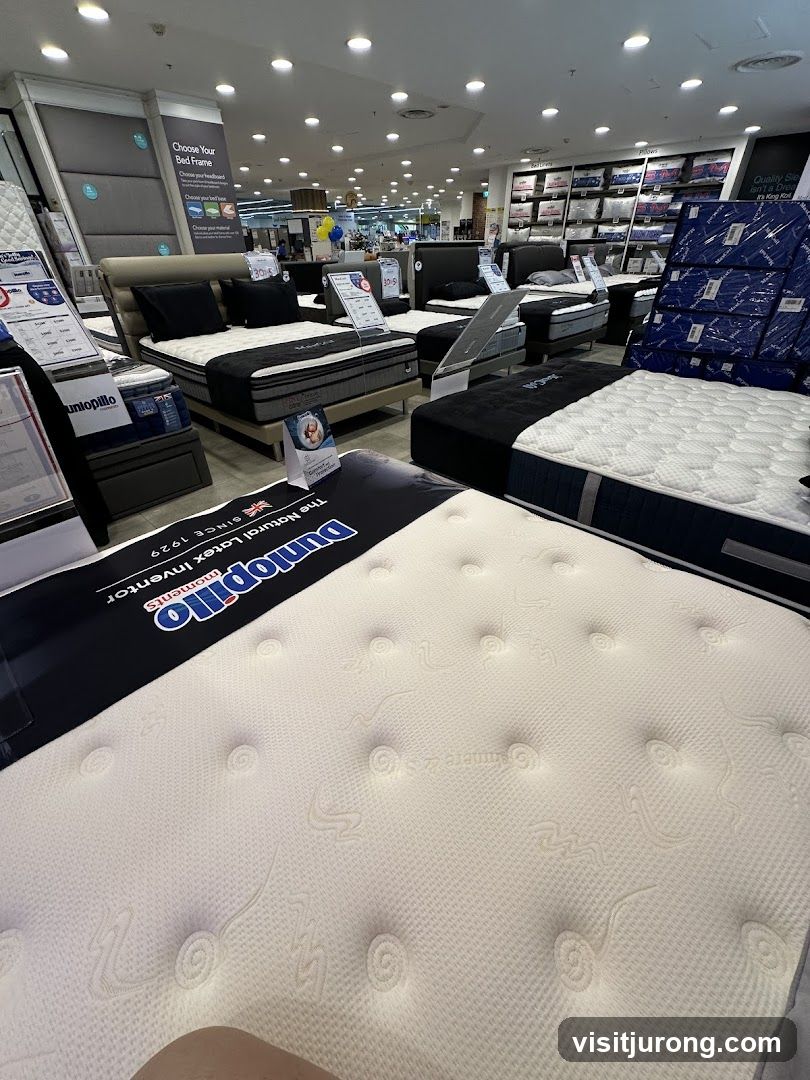 Mattress Store Interior