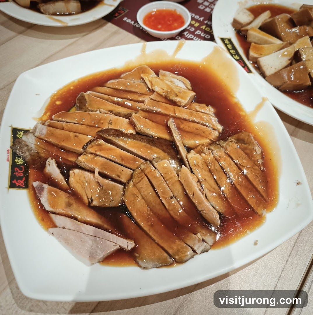 Sliced Duck with Sauce