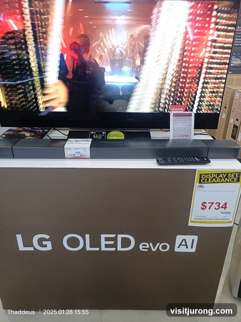 LG OLED evo AI TV with Soundbar