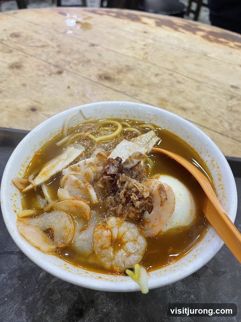 Noodle Soup with Shrimp and Egg