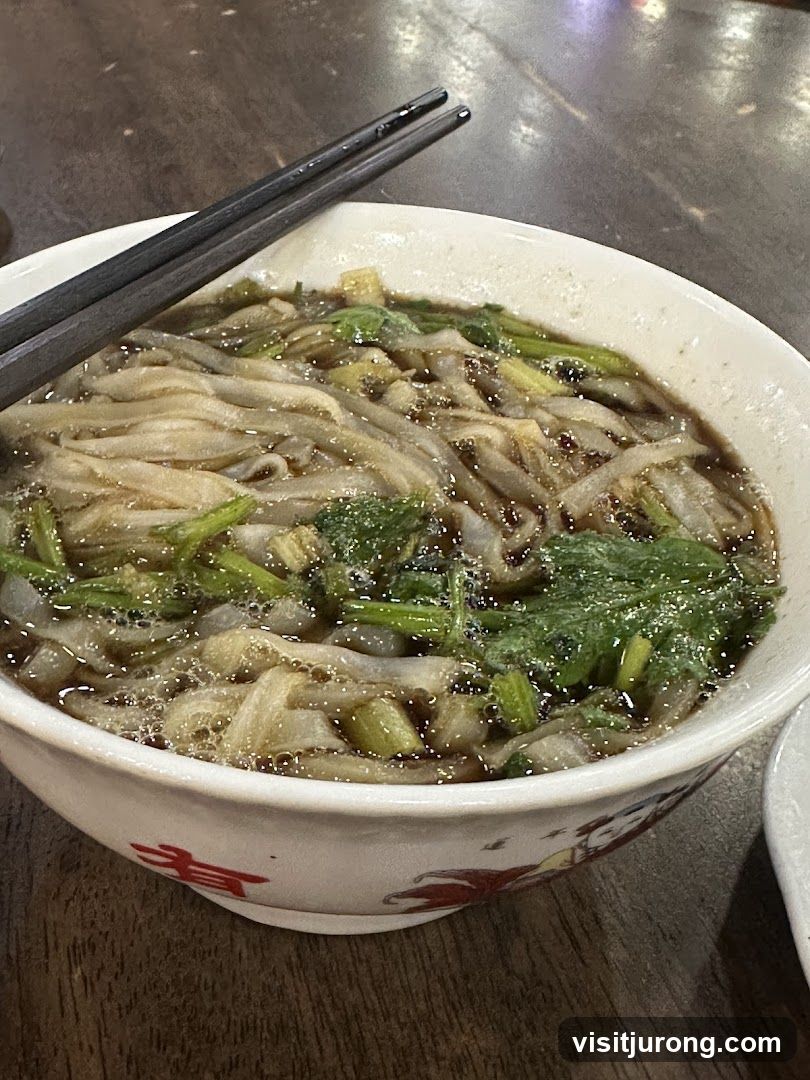 Noodle Soup with Chopsticks