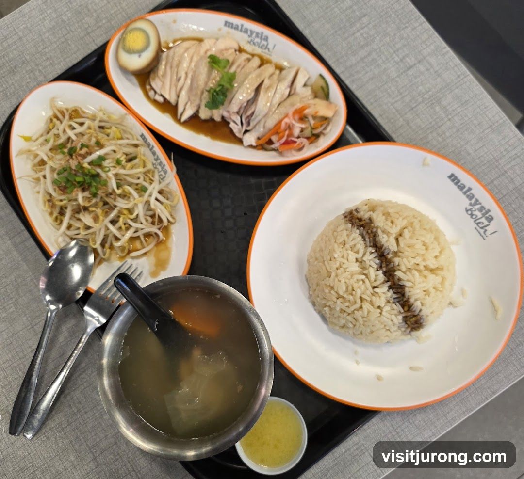 Hainanese Chicken Rice Meal
