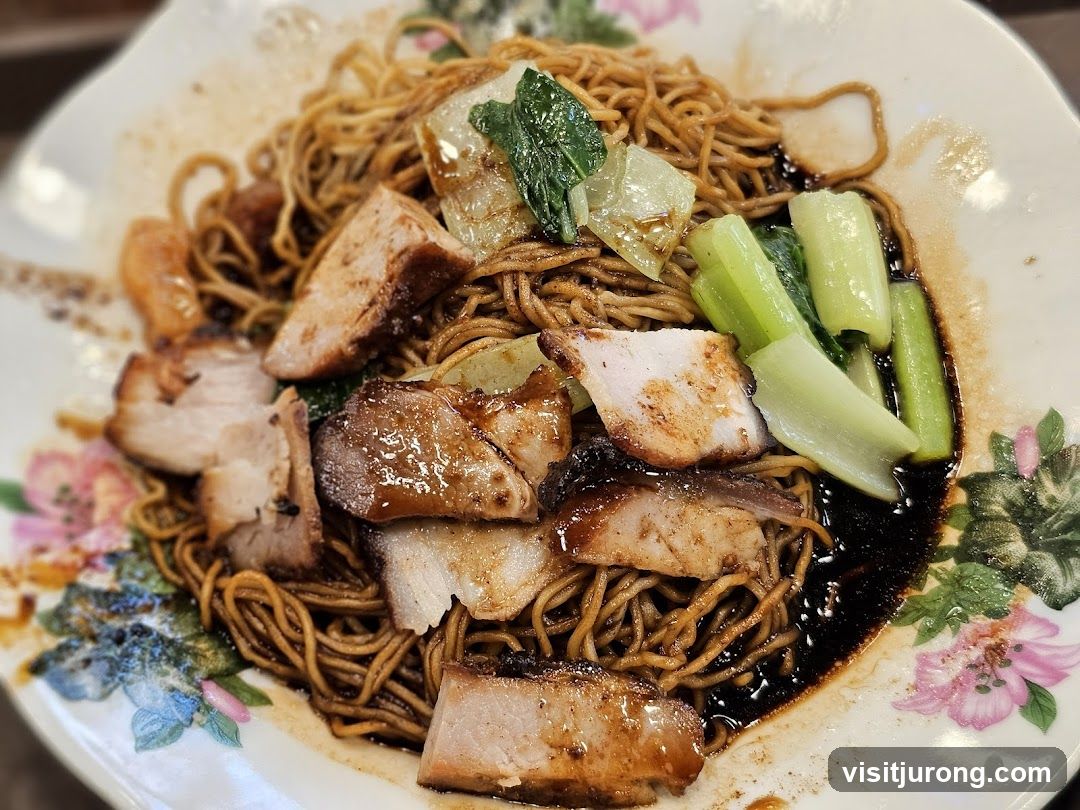 Noodles with Char Siu and Greens