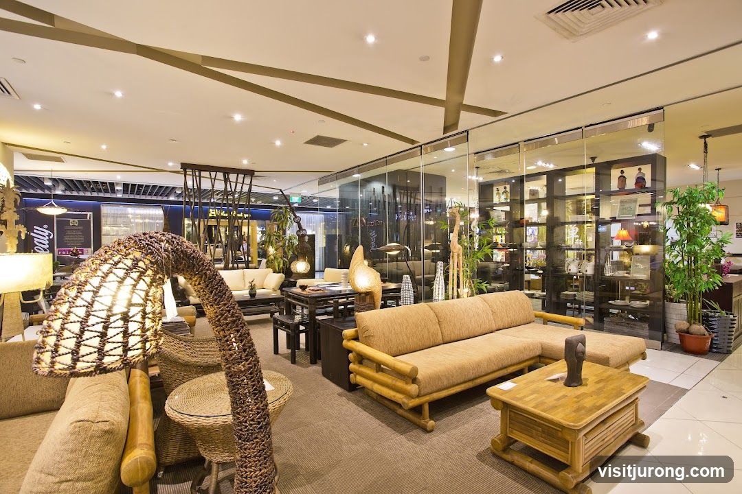 Interior of a furniture store