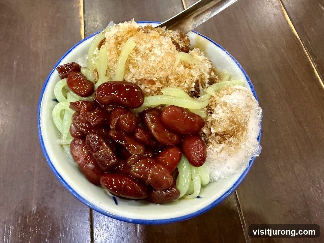 Cendol with Red Beans