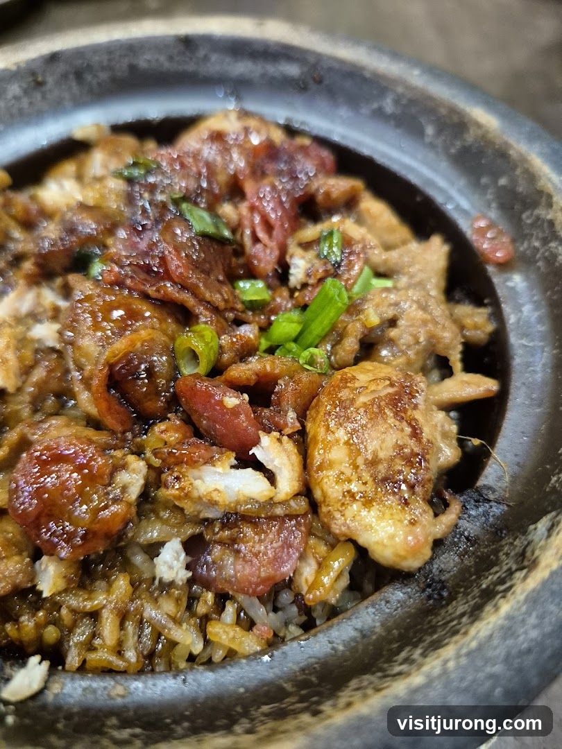 Claypot Rice with Sausage and Chicken
