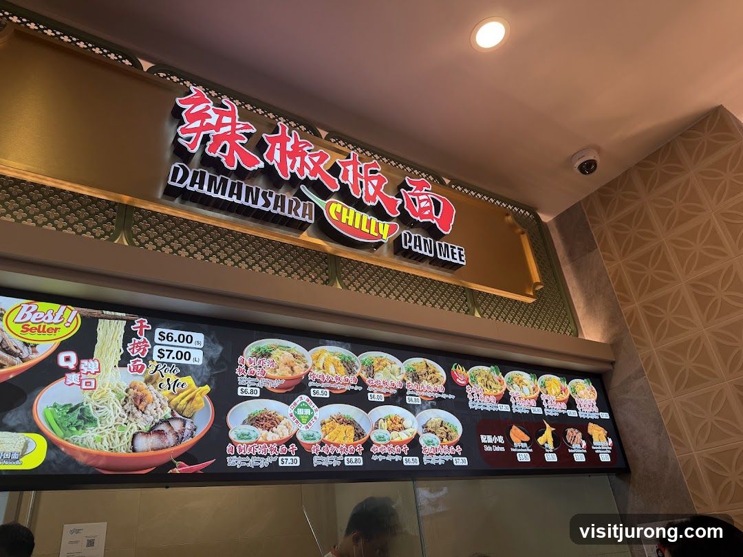 Damansara Chilly Pan Mee Menu