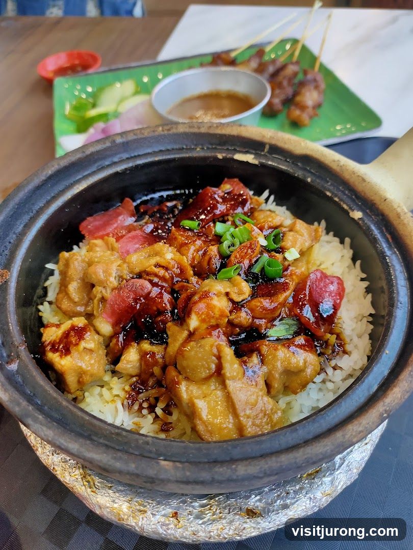 Claypot Rice with Satay