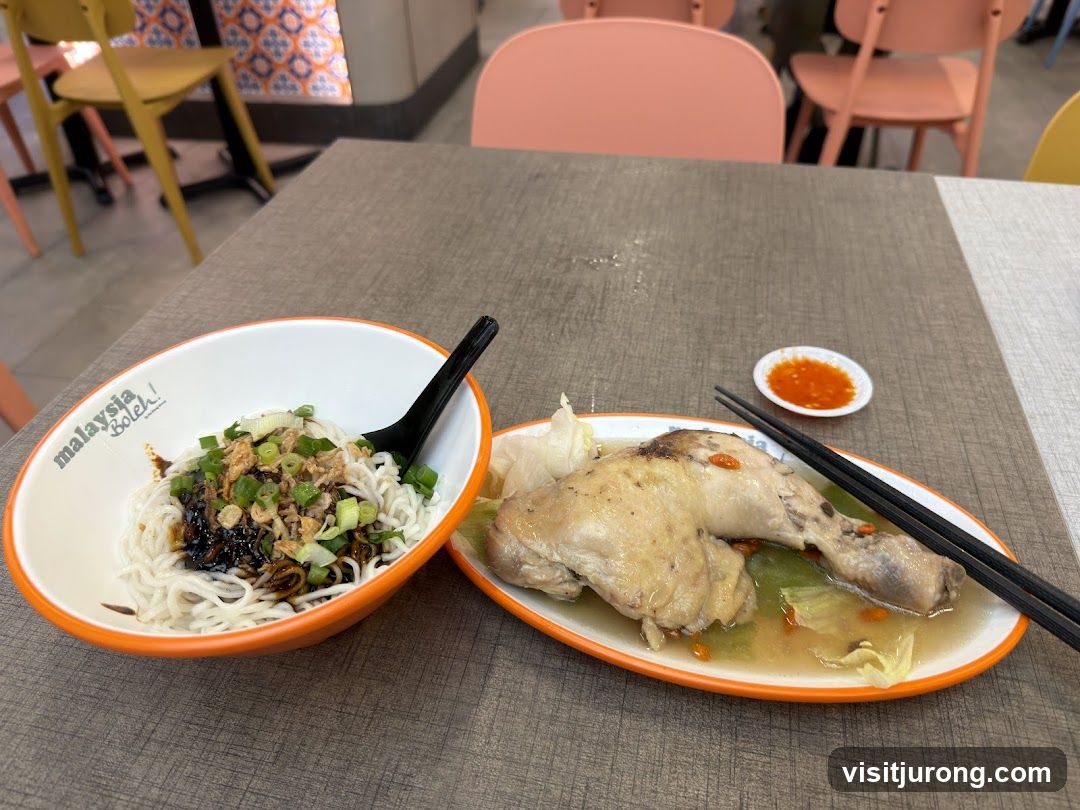 Malaysian Noodles and Chicken
