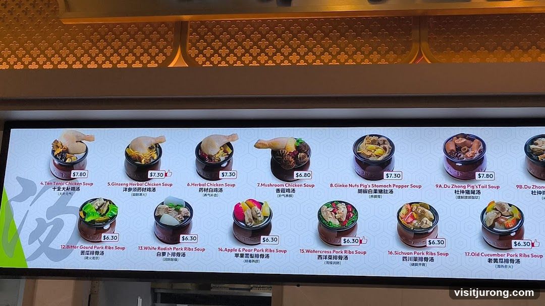 Soup Menu