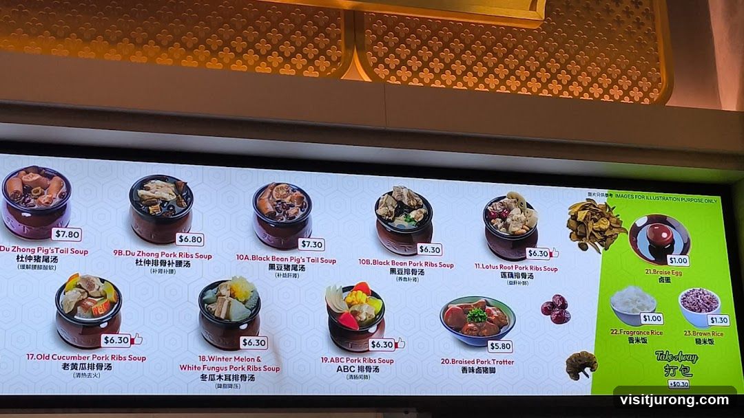 Soup Menu
