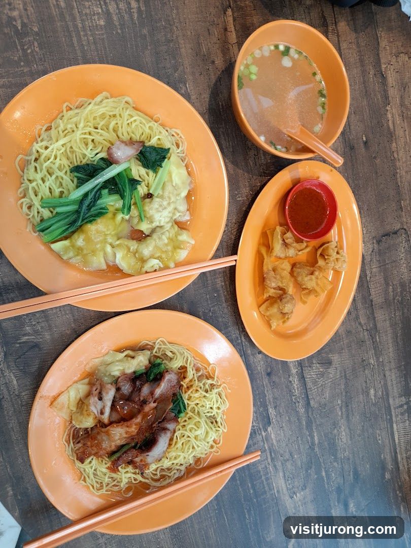 Noodles with Char Siu and Wontons