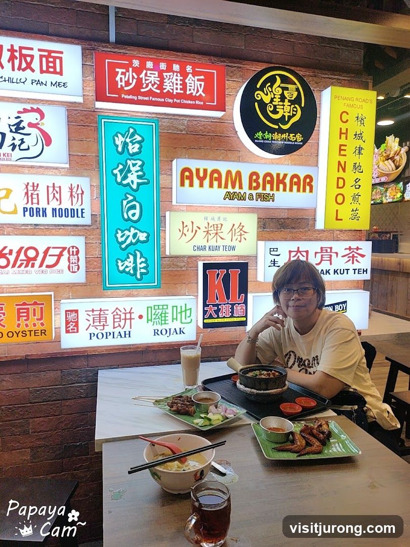 Woman Posing with Food