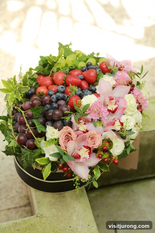 Fruit and Flower Arrangement