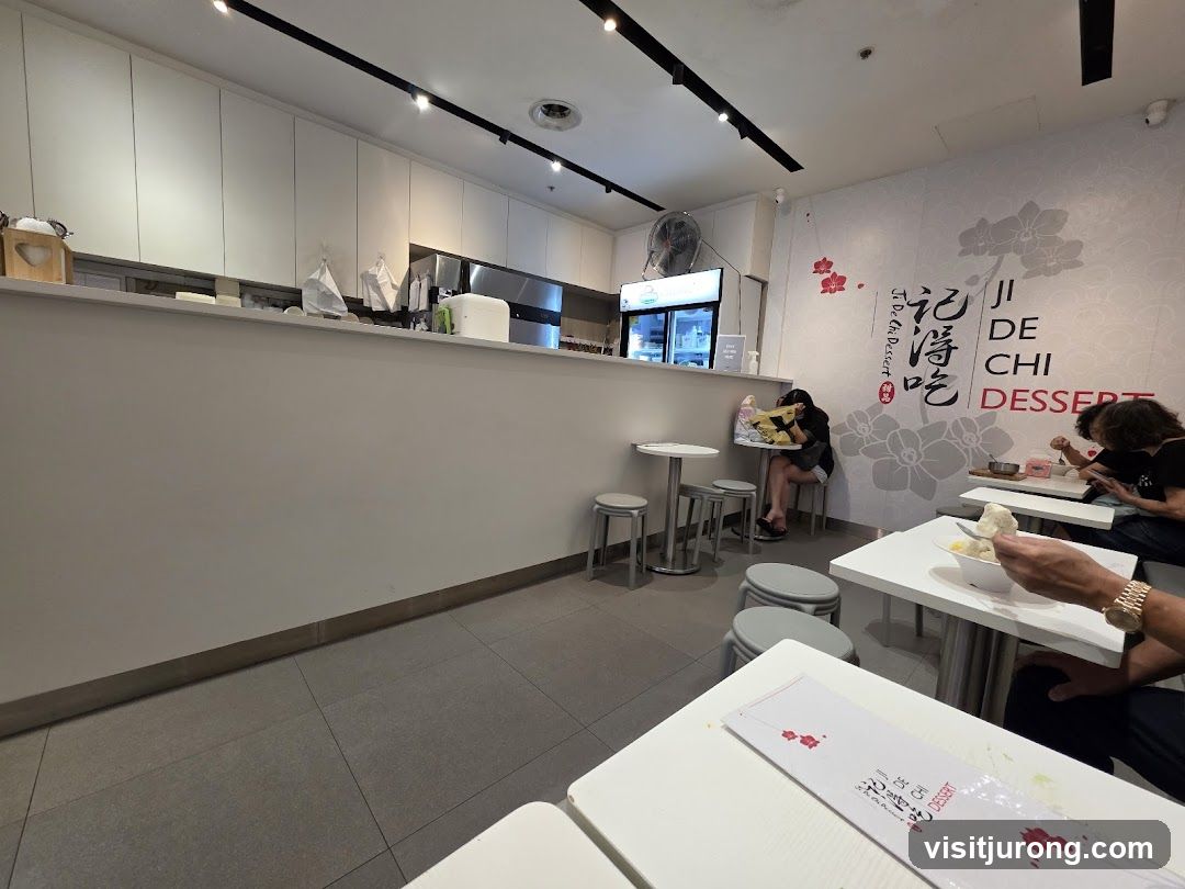 Dessert shop interior