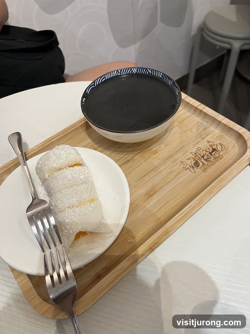 Dessert and Black Sesame Soup