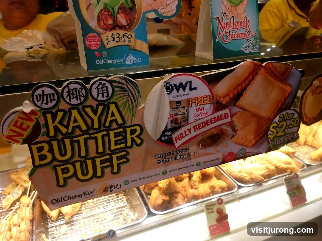 Kaya Butter Puff Display