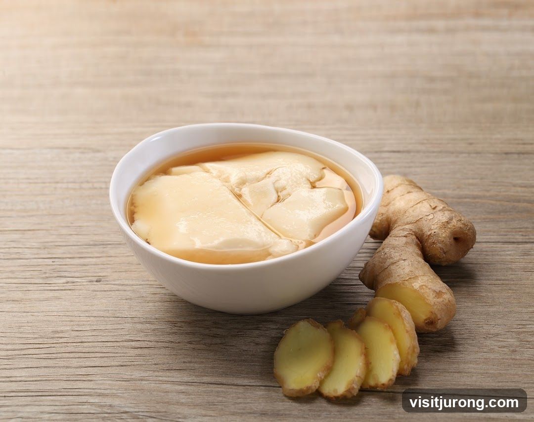 Tofu Pudding with Ginger