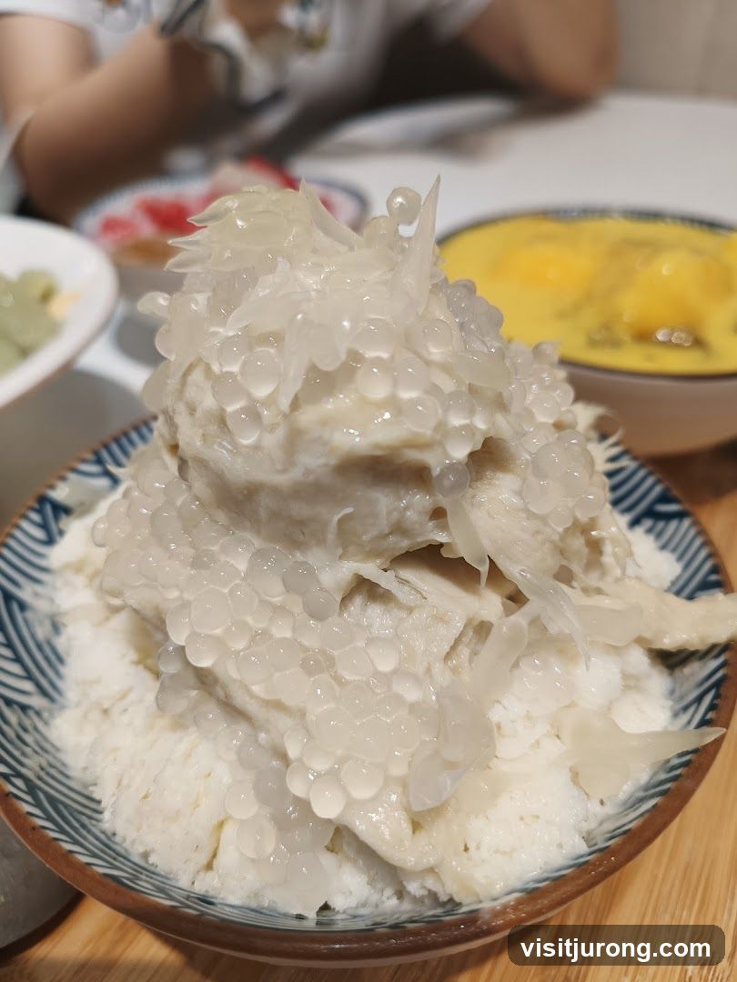 Dessert with Tapioca Pearls