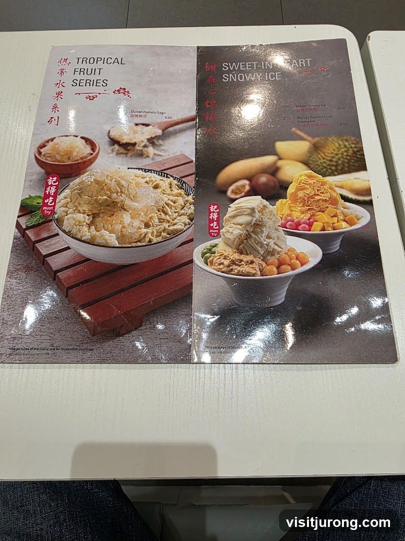 Dessert Menu
