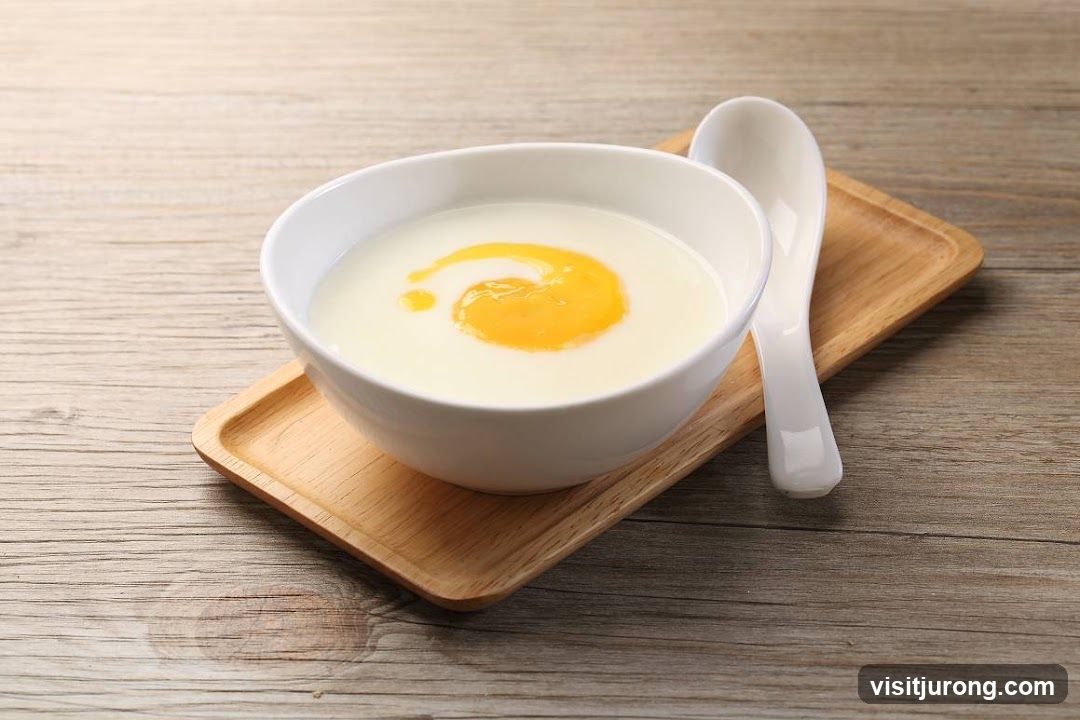 Creamy Soup with Egg Yolk