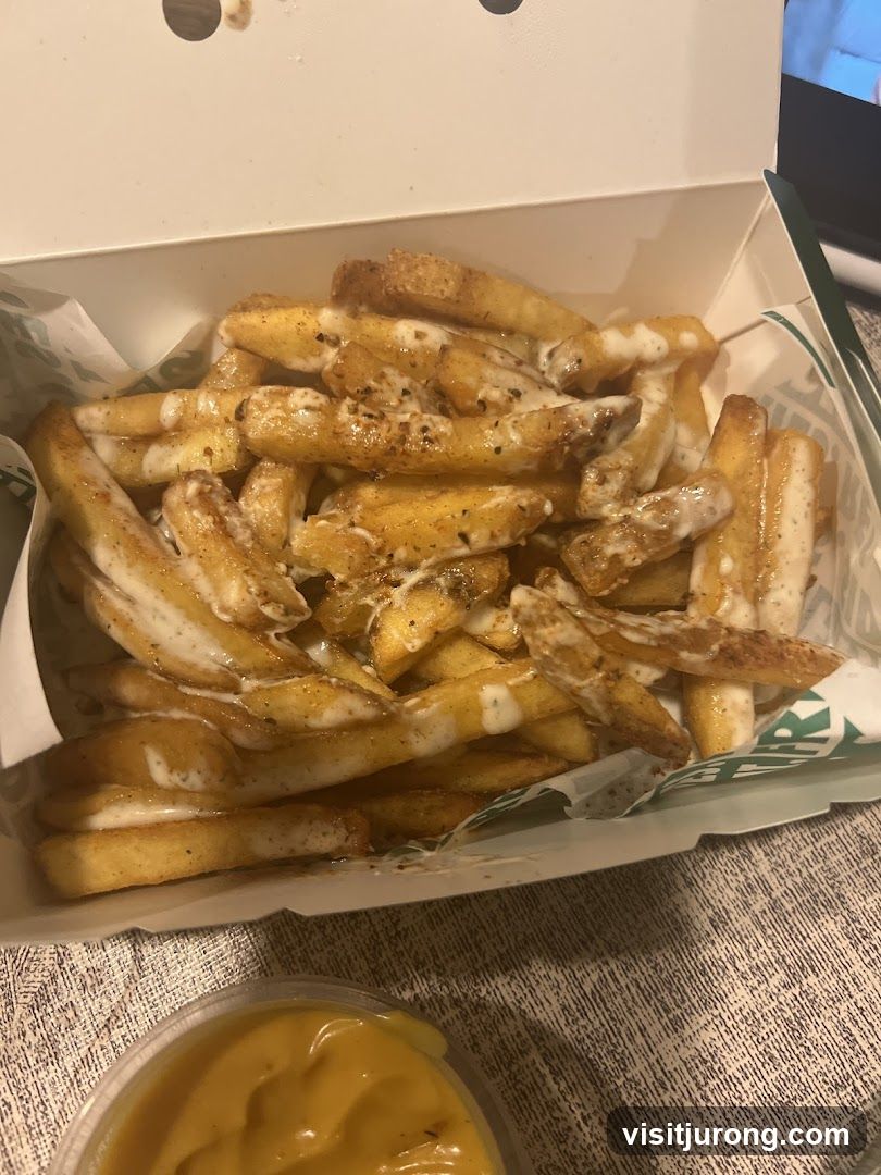 Seasoned Fries with Dipping Sauce