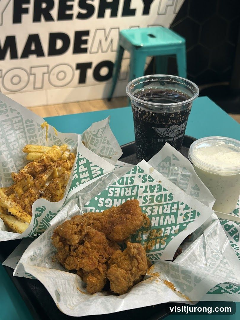 Chicken tenders and fries