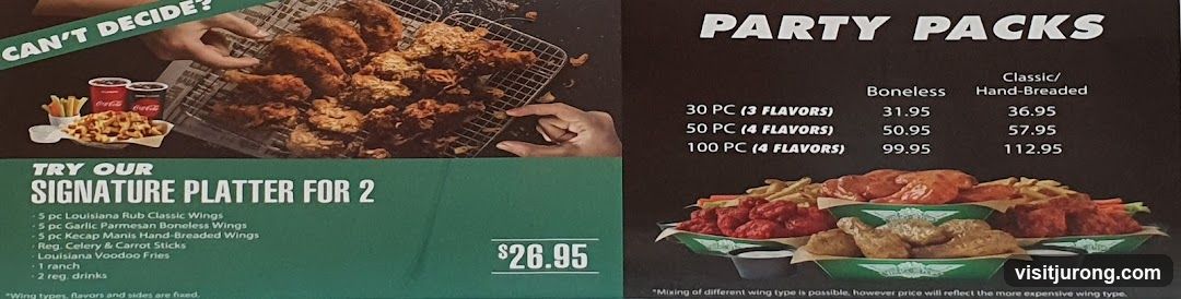 Party Packs and Signature Platter