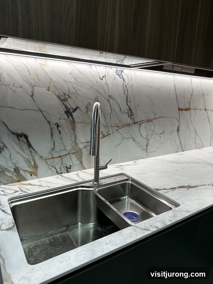 Modern Kitchen Sink Area